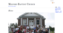 Desktop Screenshot of milfordbaptistgreer.org