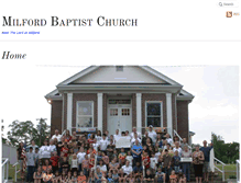 Tablet Screenshot of milfordbaptistgreer.org